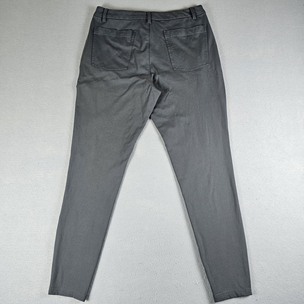 BYLT Everyday Pants Womens Large Ash Gray Lightweight Office Casual Stretch - Picture 15 of 16